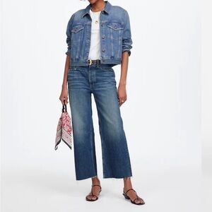 Madewell Low Slung Baggy Crop jeans